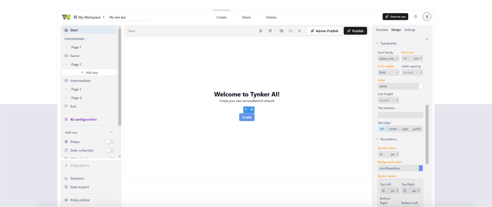 TYNKER AI EXPERIENCES